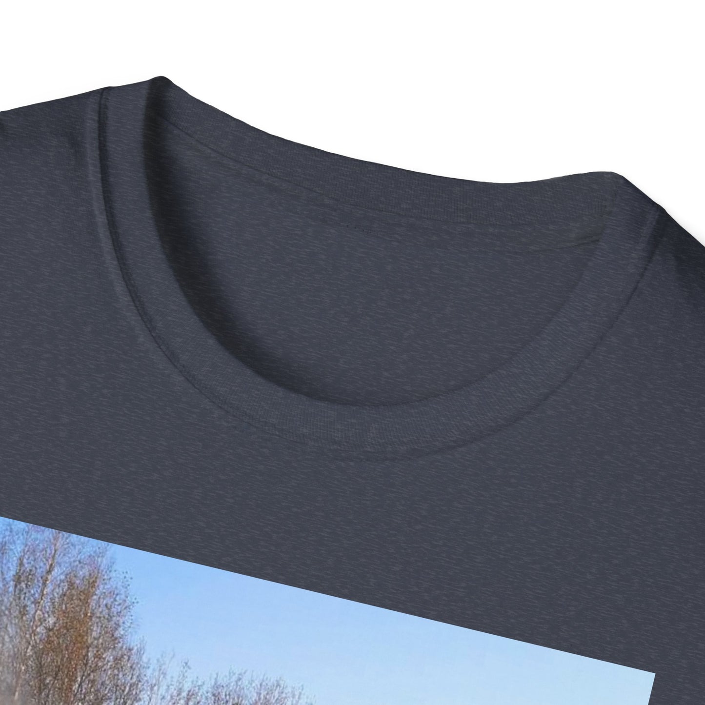 Artistic Fire Scene Unisex T-Shirt, Graphic Tee, Casual Wear, Gift for Firefighters, Summer Style, Men's & Women's Fashion