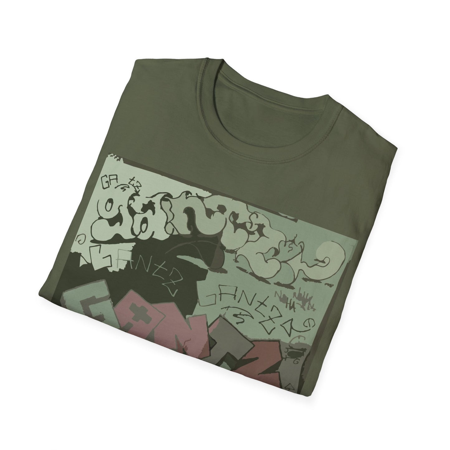 Urban Graffiti T-Shirt, Street Art Tee, Unisex Graphic Shirt, Casual Wear, Gift for Art Lovers, Trendy Streetwear