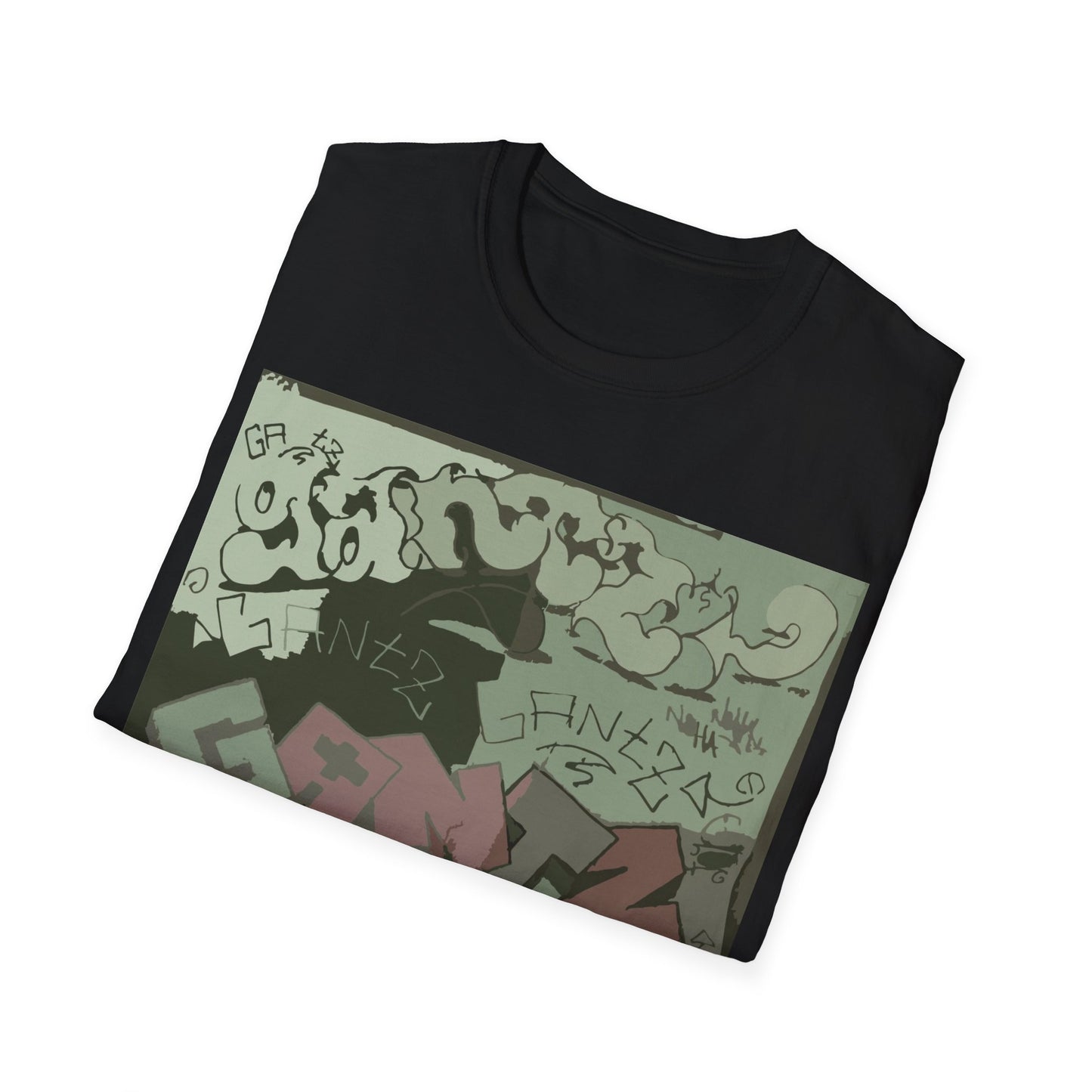 Urban Graffiti T-Shirt, Street Art Tee, Unisex Graphic Shirt, Casual Wear, Gift for Art Lovers, Trendy Streetwear