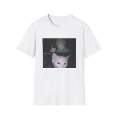 Funny Cat Meme Unisex T-Shirt - Perfect Gift for Cat Lovers, Meme Fans, Humor Shirts, Casual Wear, Unique Graphic Tee