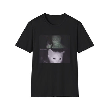 Funny Cat Meme Unisex T-Shirt - Perfect Gift for Cat Lovers, Meme Fans, Humor Shirts, Casual Wear, Unique Graphic Tee