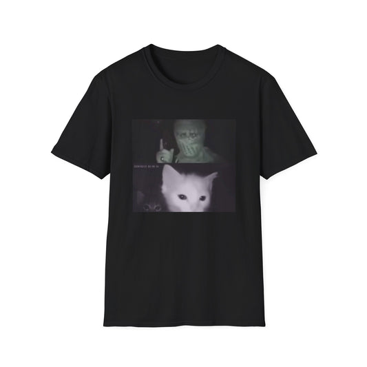 Funny Cat Meme Unisex T-Shirt - Perfect Gift for Cat Lovers, Meme Fans, Humor Shirts, Casual Wear, Unique Graphic Tee