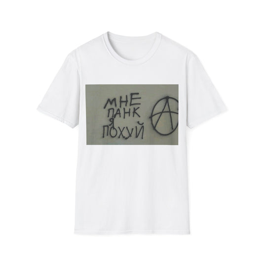 Edgy Anarchist Graphic Tee, Unisex Softstyle T-Shirt, Streetwear Fashion, Casual Wear, Unique Gift for Rebels, Punk Style Top