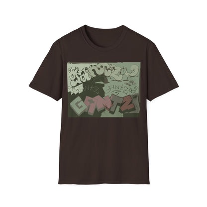 Urban Graffiti T-Shirt, Street Art Tee, Unisex Graphic Shirt, Casual Wear, Gift for Art Lovers, Trendy Streetwear