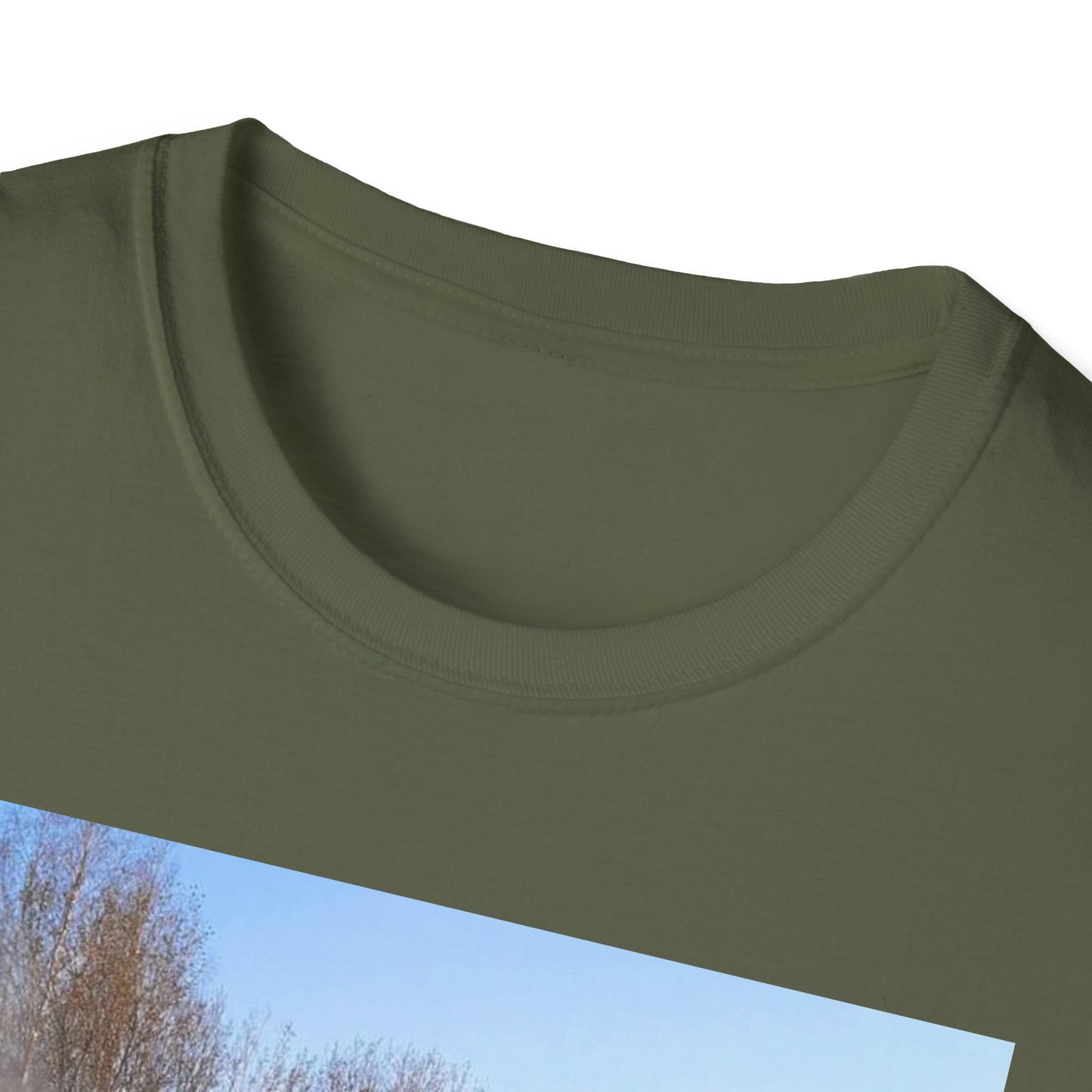 Artistic Fire Scene Unisex T-Shirt, Graphic Tee, Casual Wear, Gift for Firefighters, Summer Style, Men's & Women's Fashion