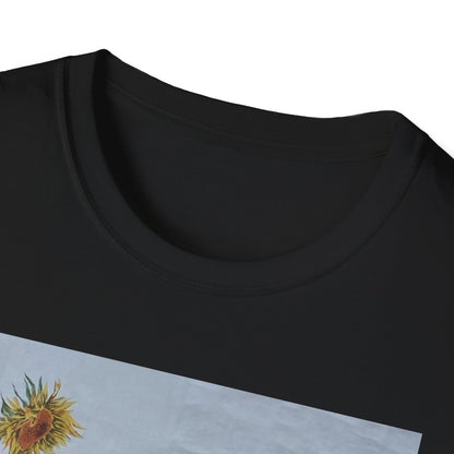 Artistic Floral Bottle T-Shirt for Creative Souls, Casual Wear, Gift for Art Lovers, Summer Fashion, Unique Graphic Tee