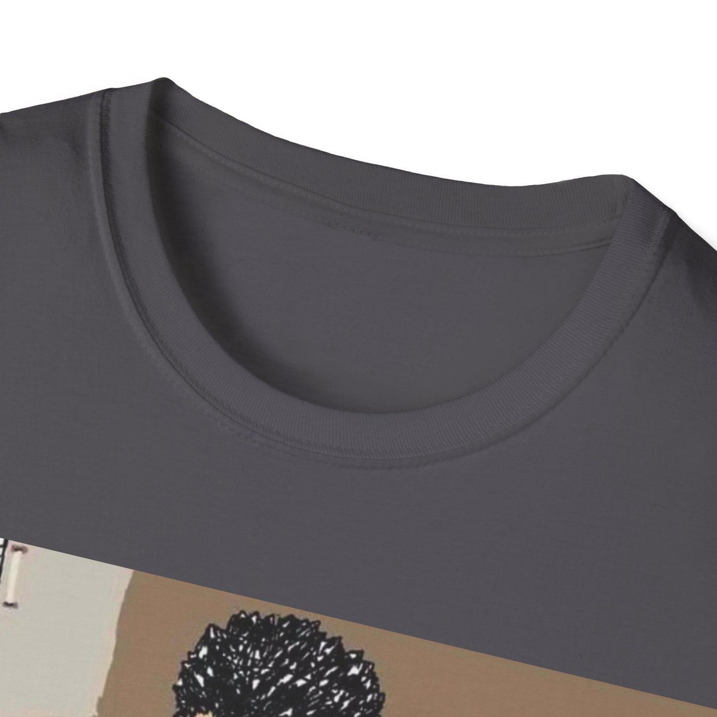 Muscle Man Graphic Tee, Unisex Softstyle T-Shirt, Anime Shirt, Casual Wear, Gift for Him, Gym Enthusiast Tee