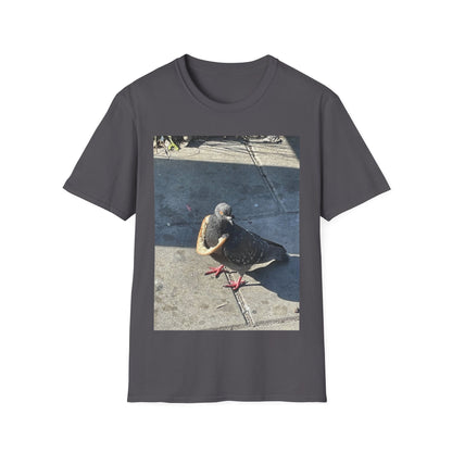Casual Graphic Tee, Unisex Softstyle T-Shirt with Bird Design, Perfect for Bird Lovers, Gift for Nature Enthusiasts, Everyday Wear