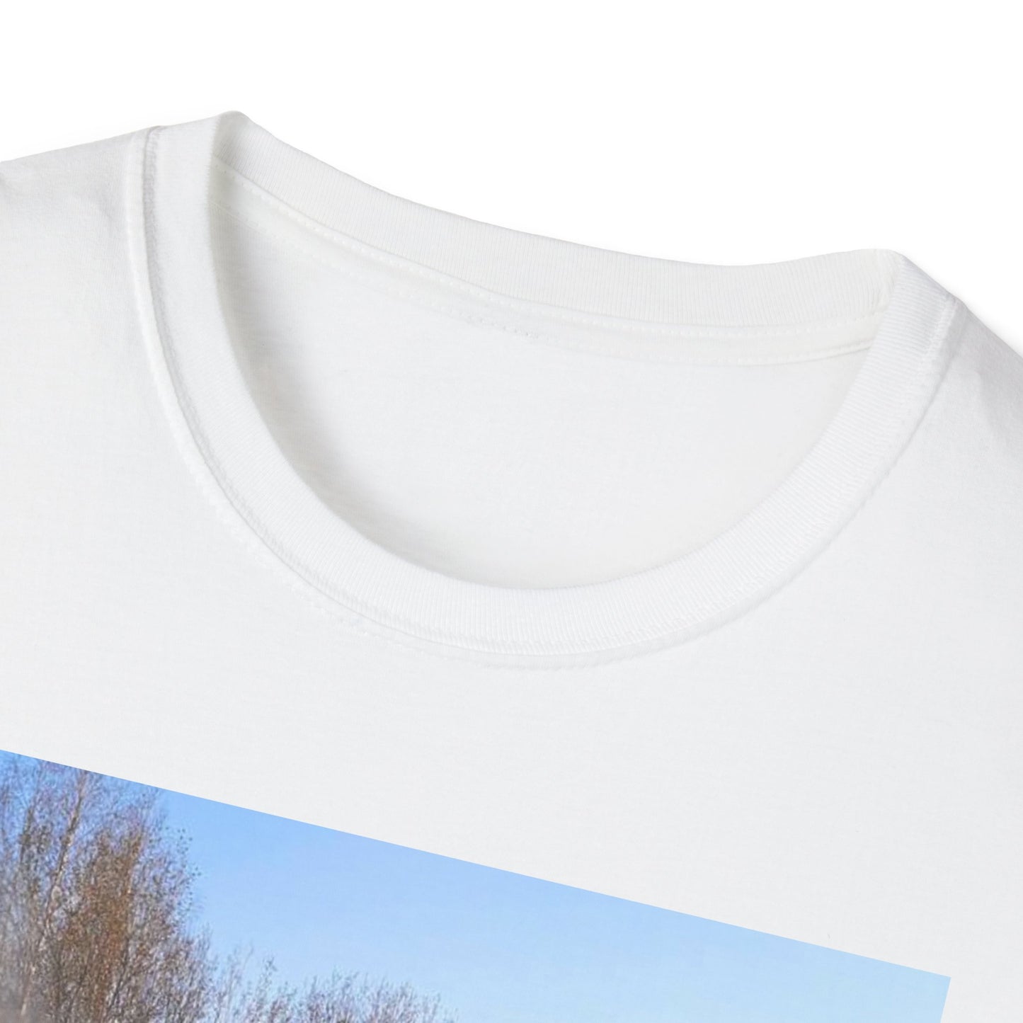 Artistic Fire Scene Unisex T-Shirt, Graphic Tee, Casual Wear, Gift for Firefighters, Summer Style, Men's & Women's Fashion