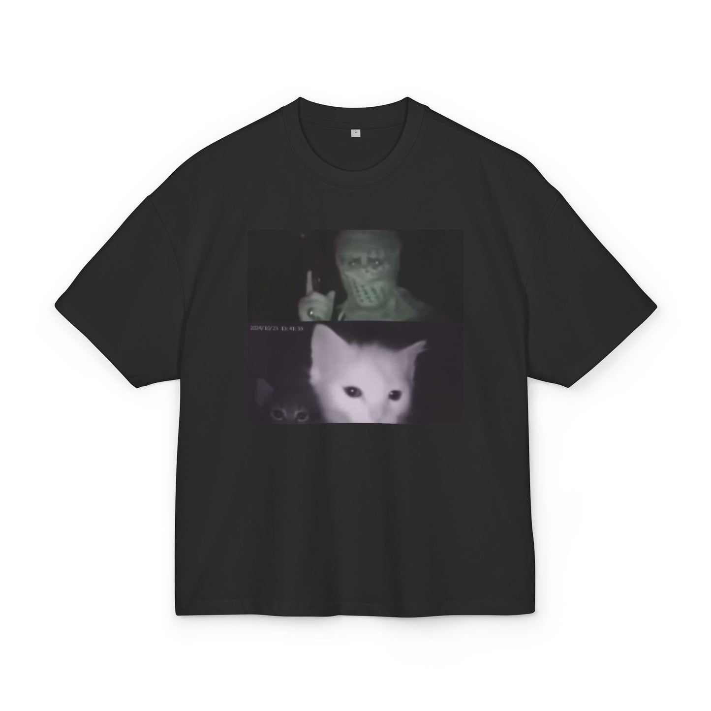 Meme Cat & Guy Night Vision Tee