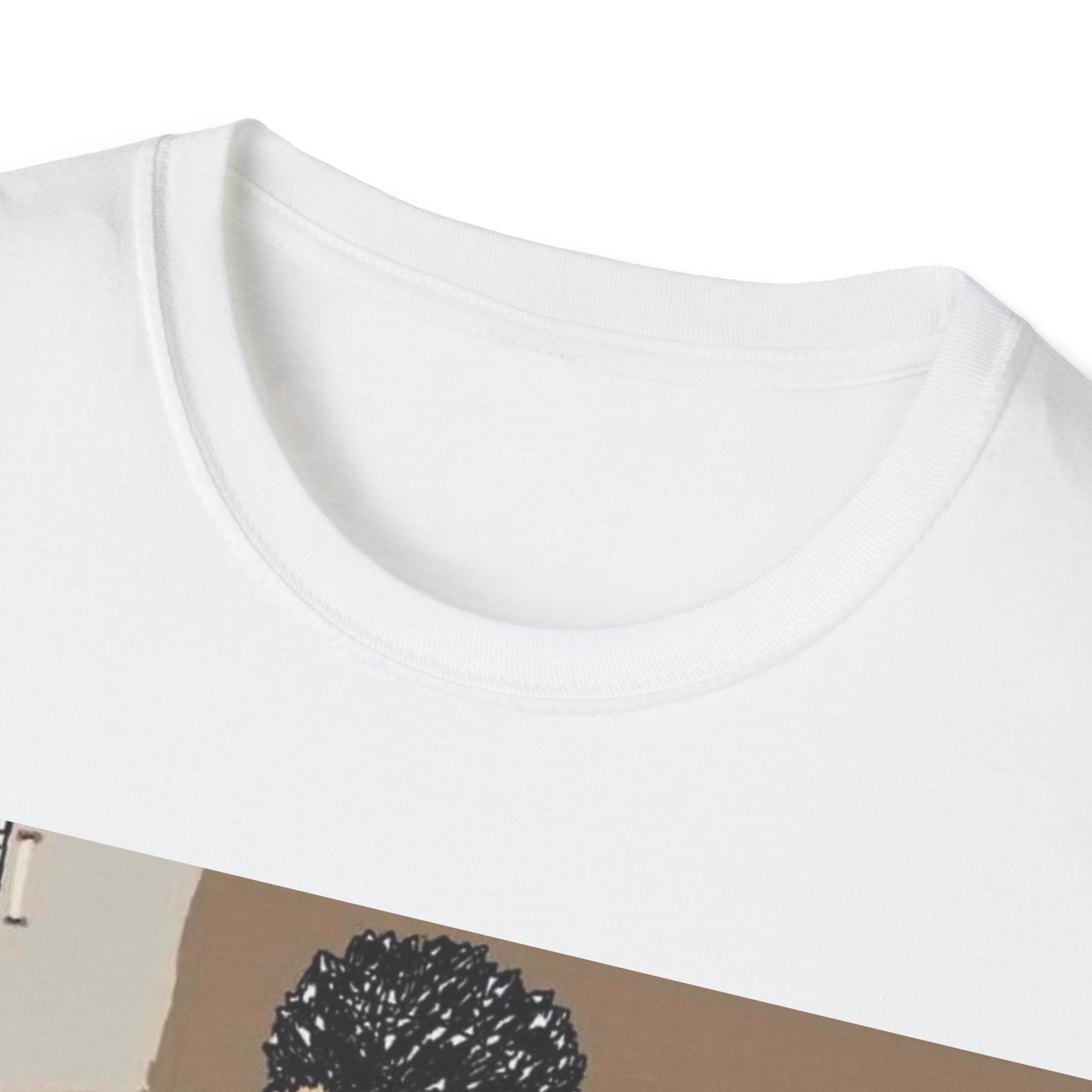 Muscle Man Graphic Tee, Unisex Softstyle T-Shirt, Anime Shirt, Casual Wear, Gift for Him, Gym Enthusiast Tee